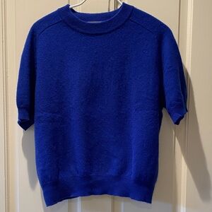 Demylee Short Sleeve Cashmere Sweater, sz M